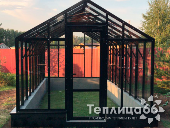 Теплица Рада Гарденикс 25 С под стекло, ширина 2,5 м. (калькулятор)
